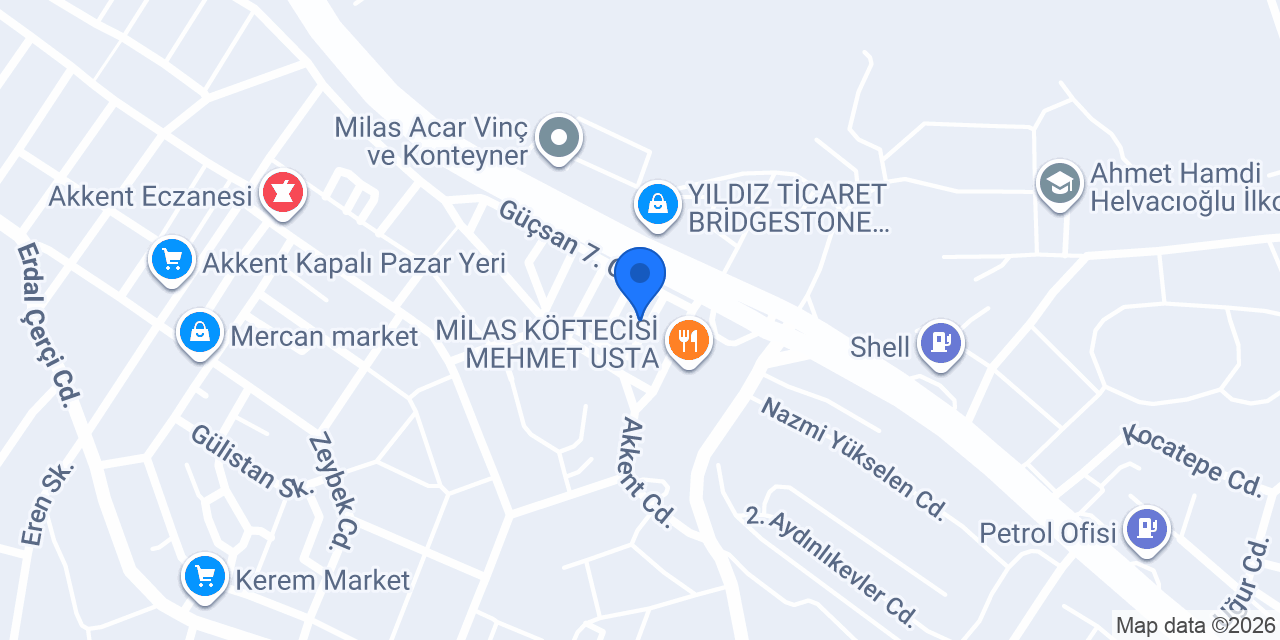 Milas Autofix konumu