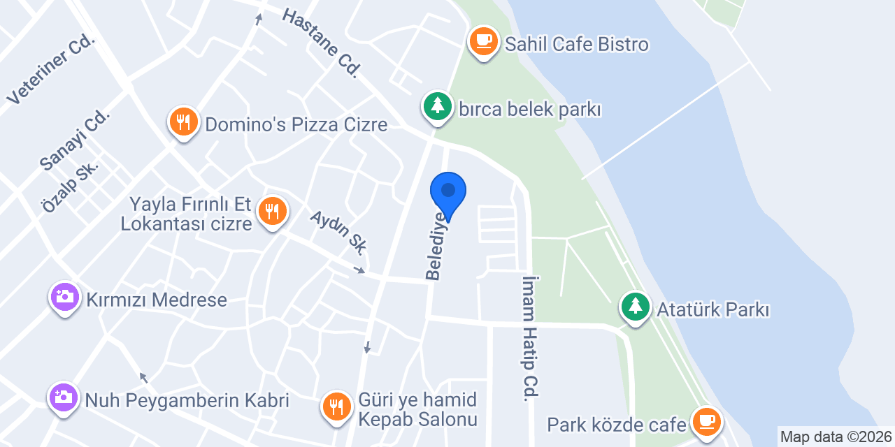 CİZRE AVUKAT BURHAN ÇİÇEK konumu