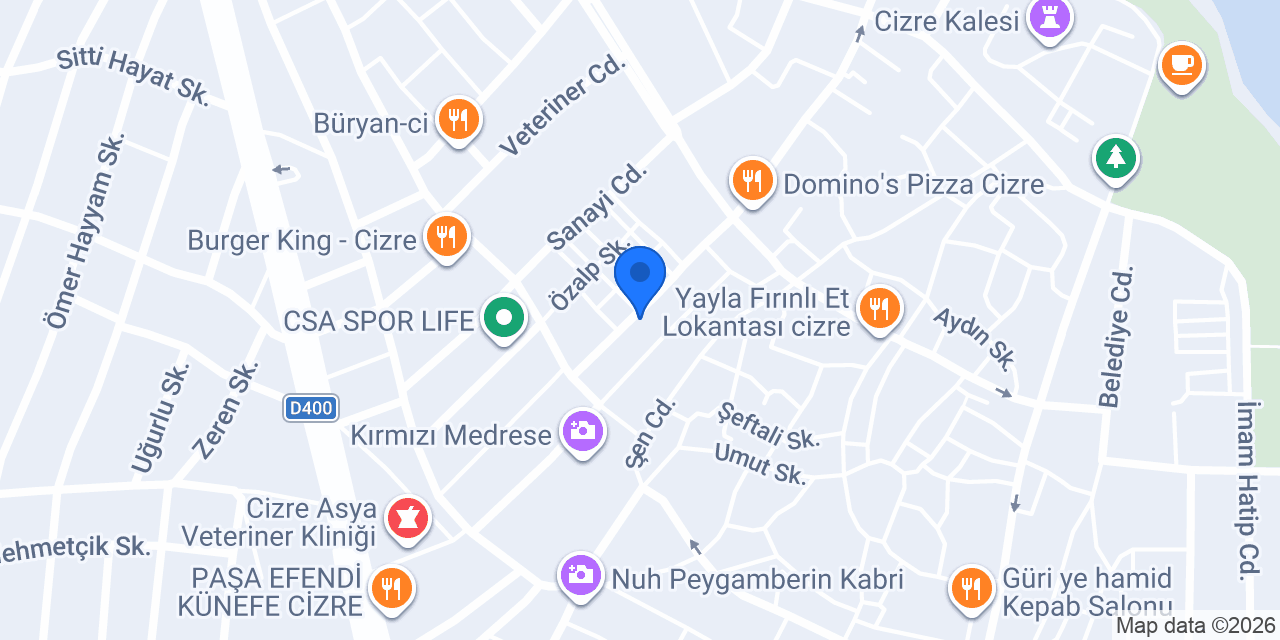 CİZRE RÜYA ÇİÇEKÇİLİK konumu
