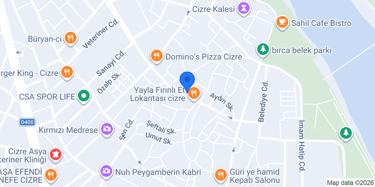 Zeyno Bayan Kuafor konumu