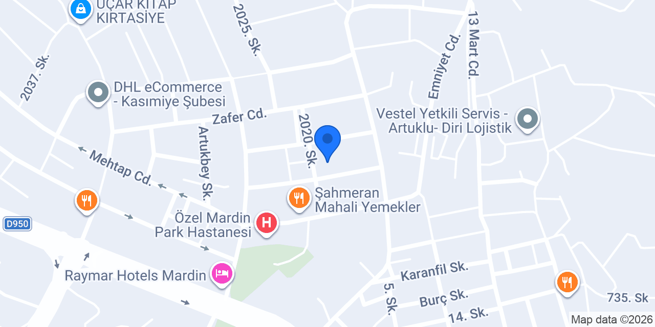 Powerblack Mardin konumu
