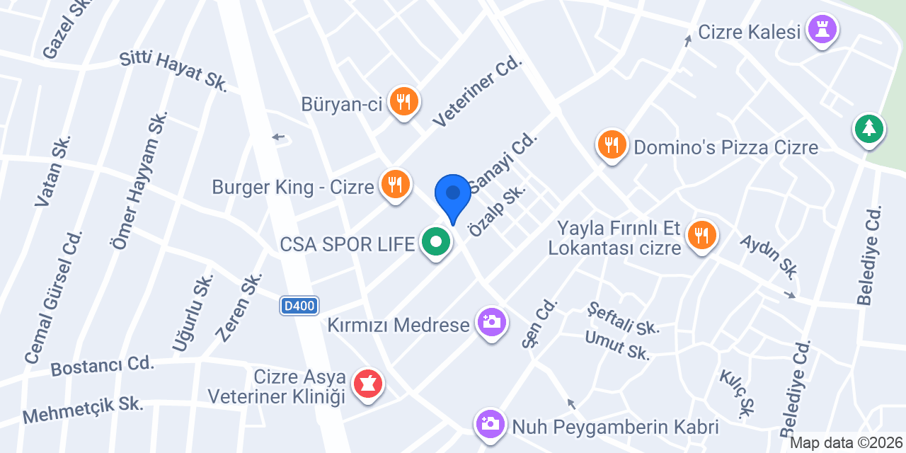 Cizrem Taksi konumu