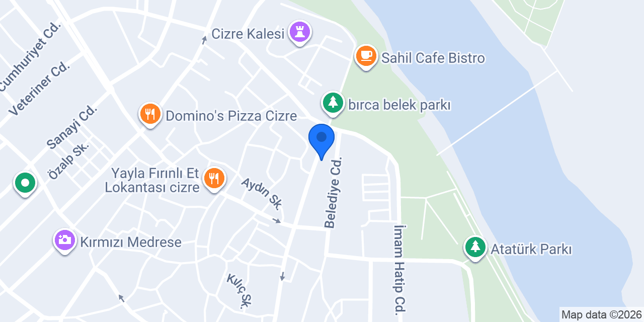 Pasaport Pizza Cizre konumu