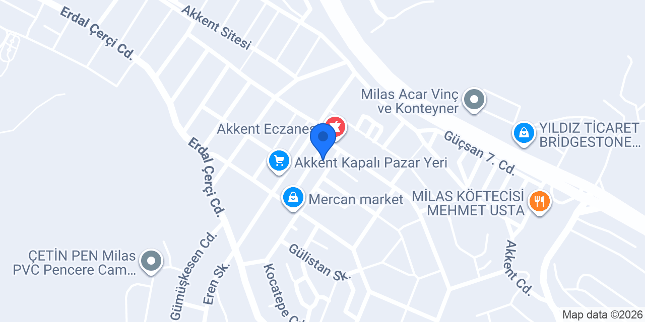 MİLAS Alçı boya Tadilat konumu
