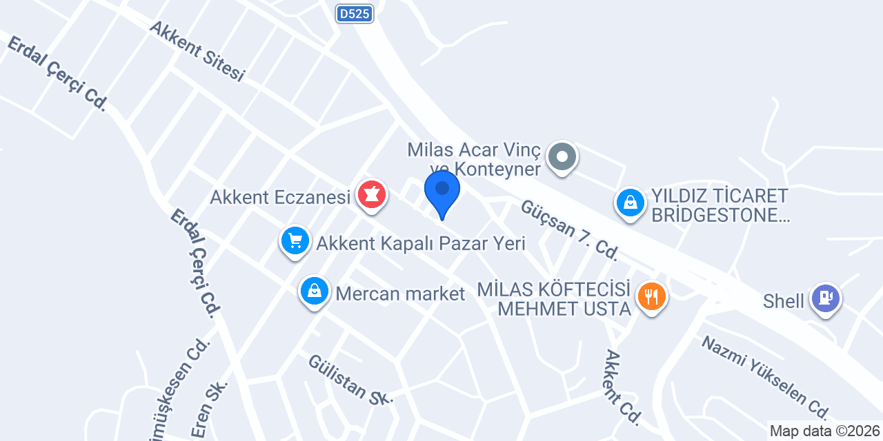 Çe-tur Çelebi Turizm konumu