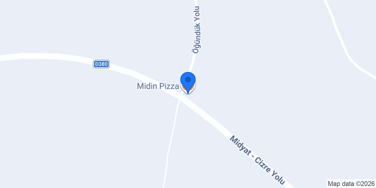 Midin Pizza konumu
