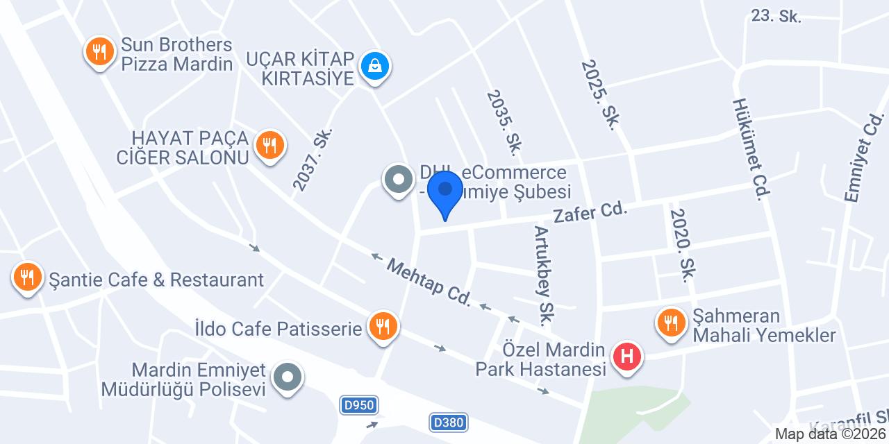 UÇAROĞLU ALÜMİNYUM konumu