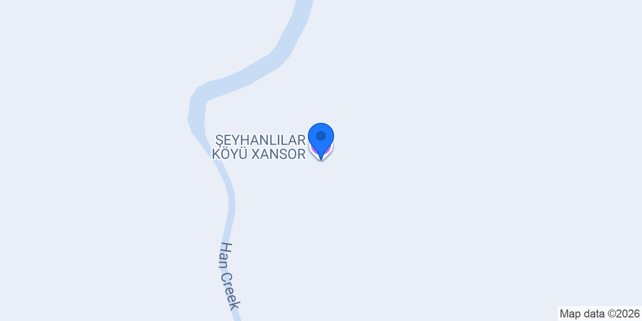 ŞEYHANLILAR KÖYÜ XANSOR konumu