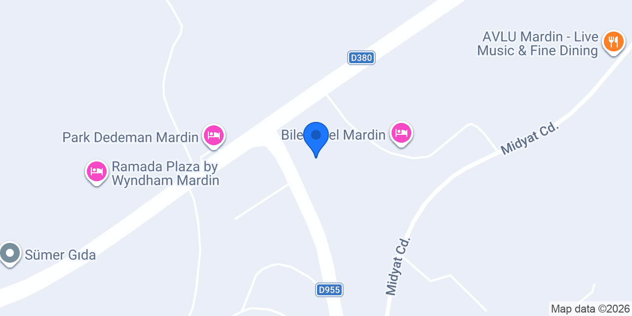 Mardin Seyahat Otogar konumu