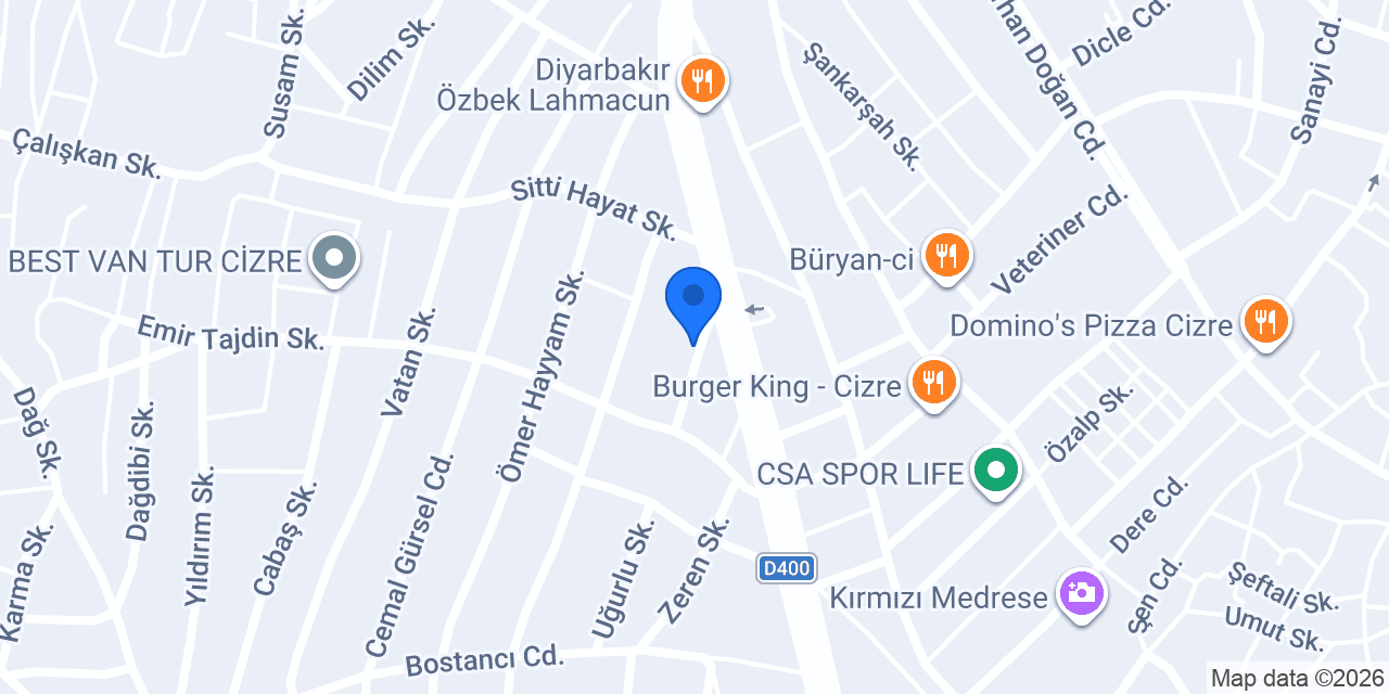 BOYUT ÇELİK KAPI ŞIRNAK konumu