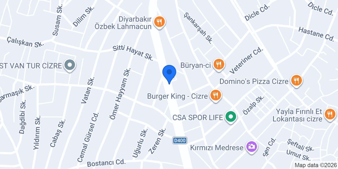 Cizre seyahat konumu