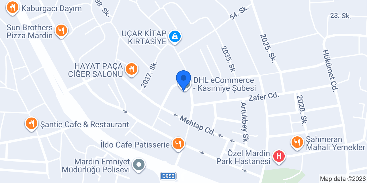 DHL eCommerce - Kasımiye Şubesi konumu
