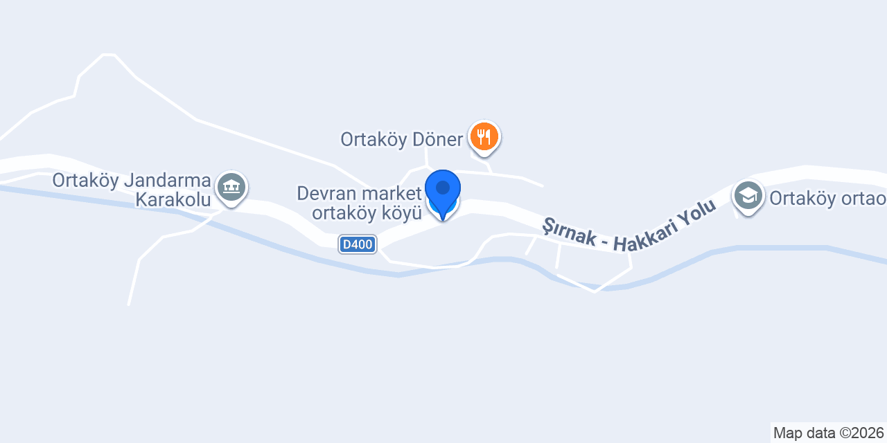 Devran market ortaköy köyü konumu