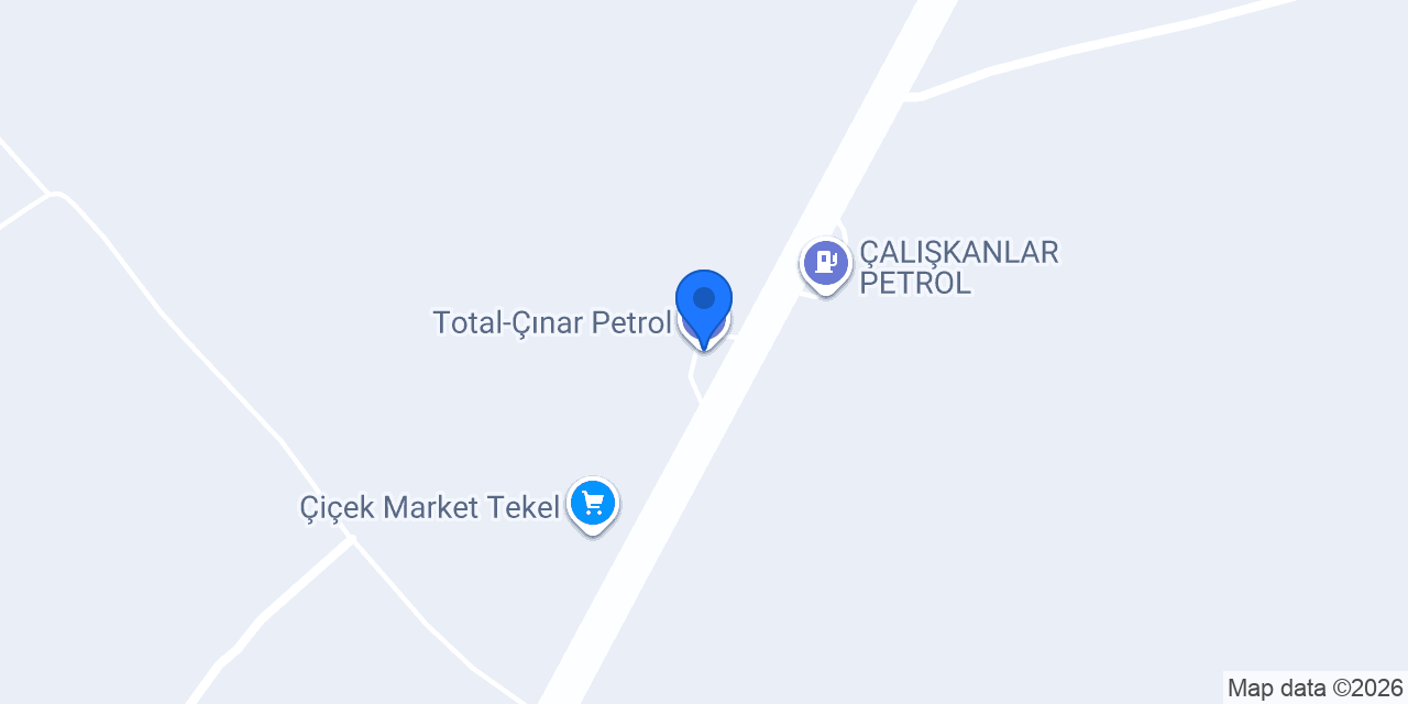 Total-Çınar Petrol konumu