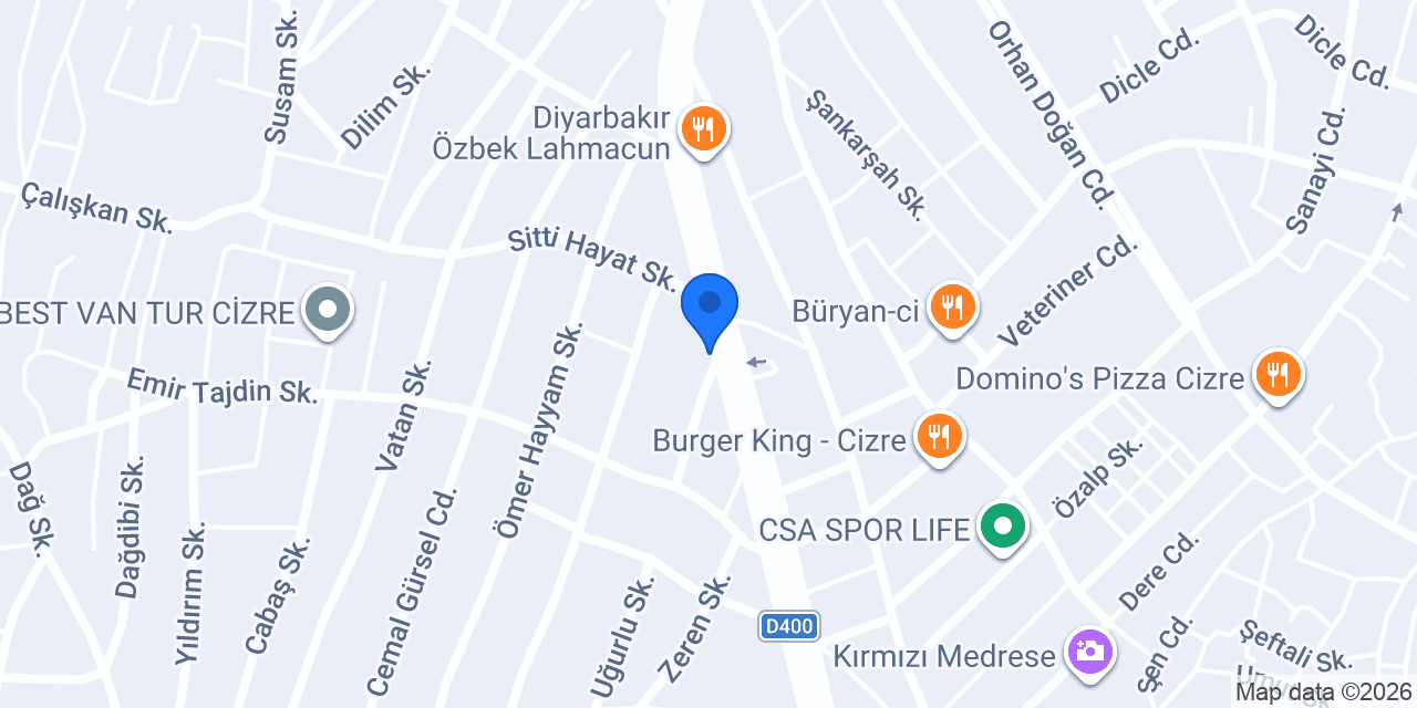 Serinyol Gümrükleme konumu