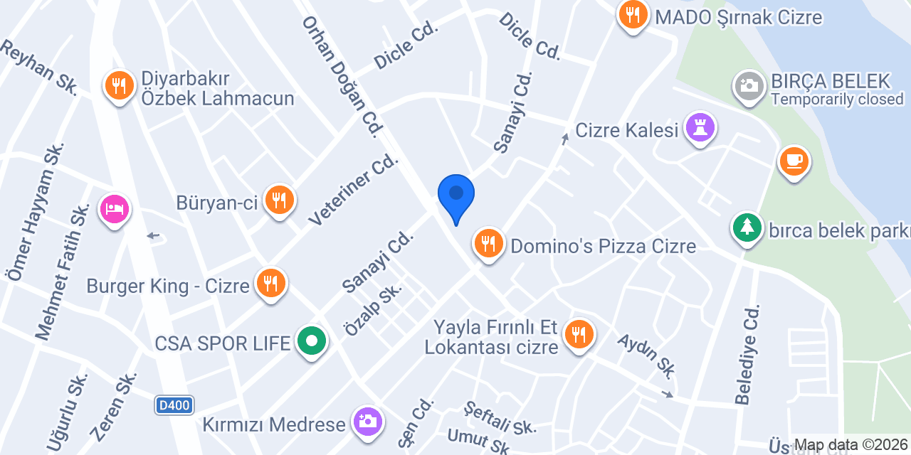 Has Döner Salonu konumu