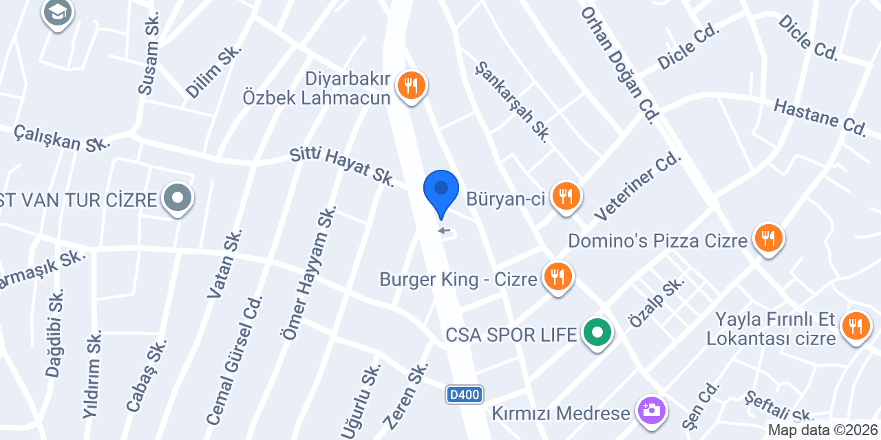 Şakir Sorguç Sigorta konumu