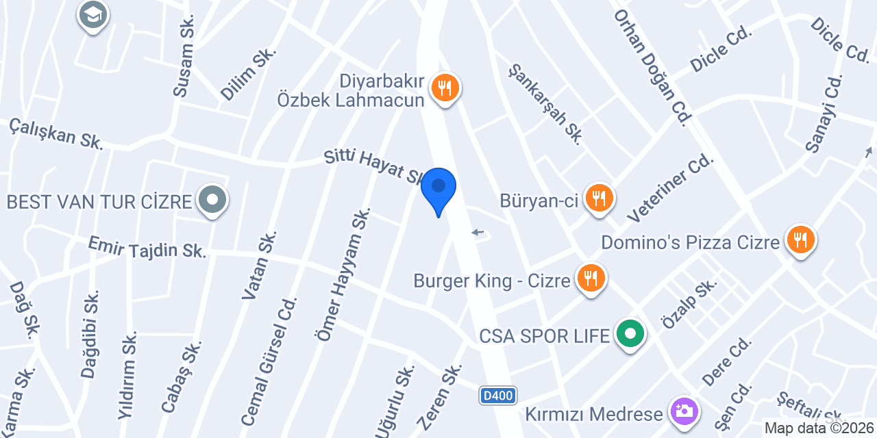 Öztat Lahmacun Pide Kebap Salonu konumu