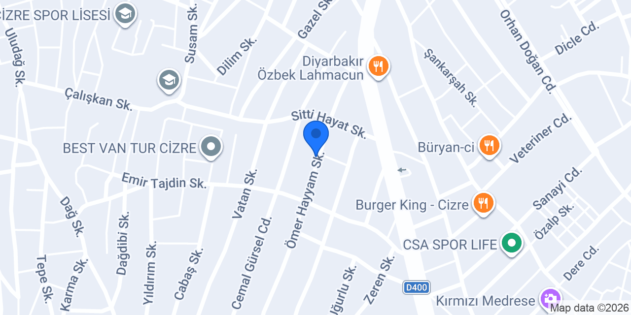 Dicle kadayıf &baklava künefe imalathanesi konumu