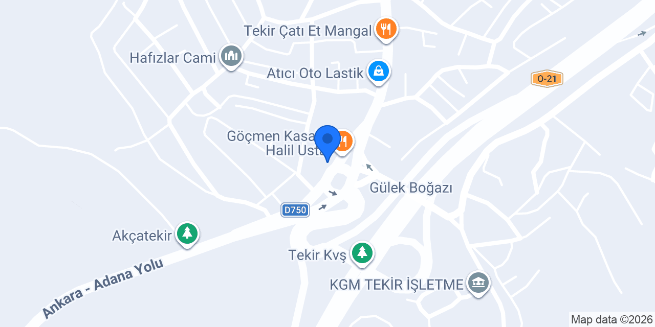 Akça Cafe konumu