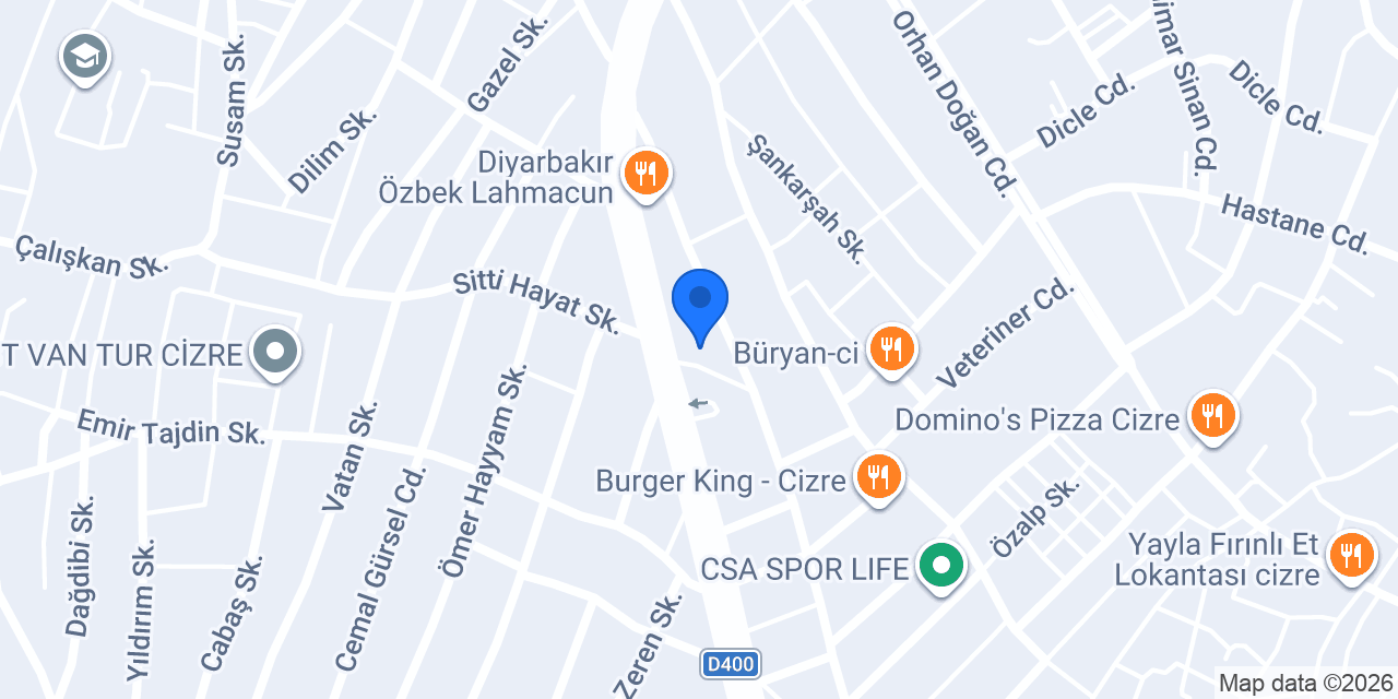 Seydaoğlu baklavaları konumu
