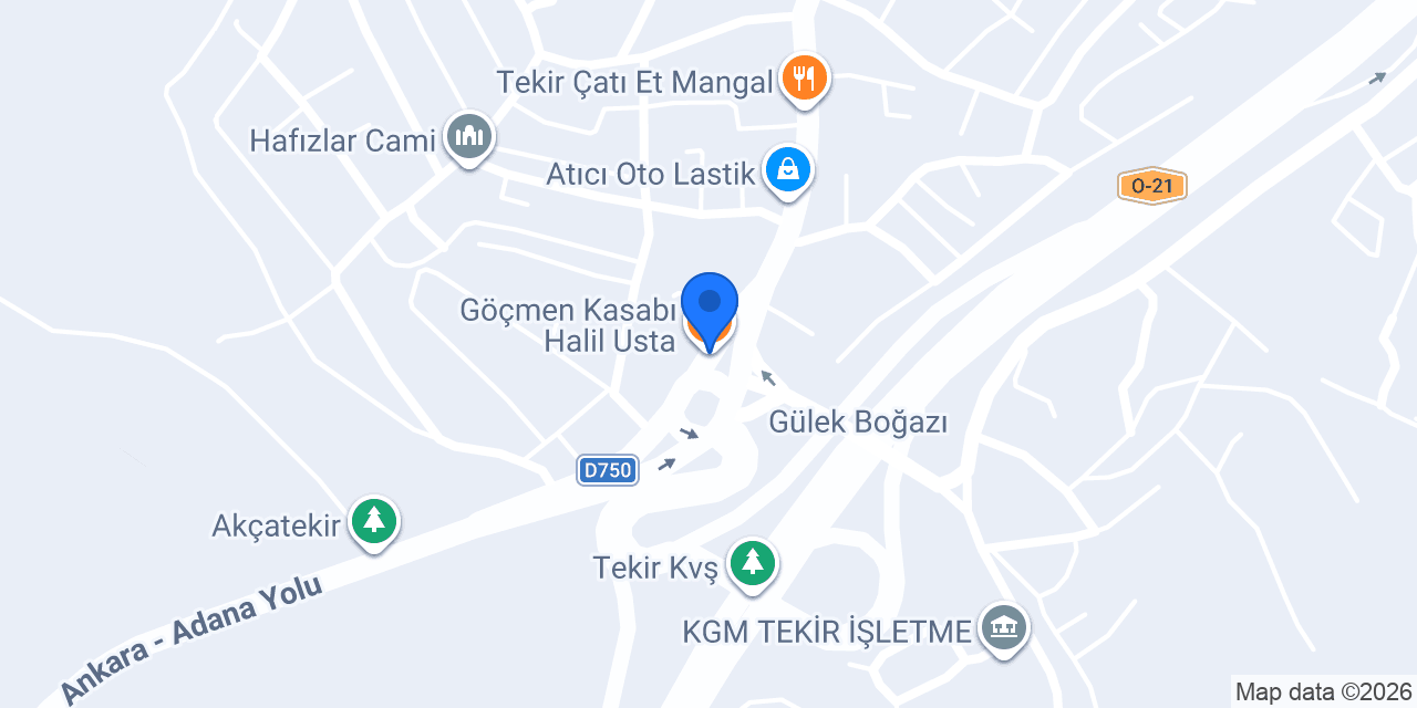 Göçmen Kasabı Halil Usta konumu