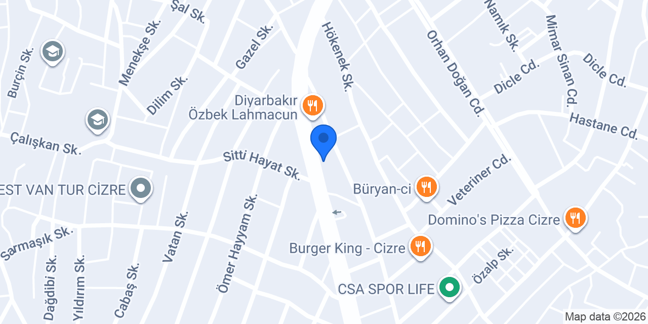 STC AUTO CİZRE konumu
