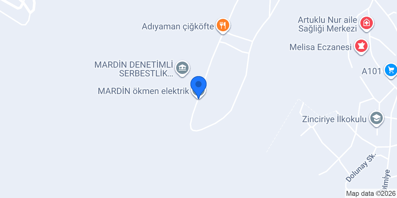 MARDİN ökmen elektrik konumu