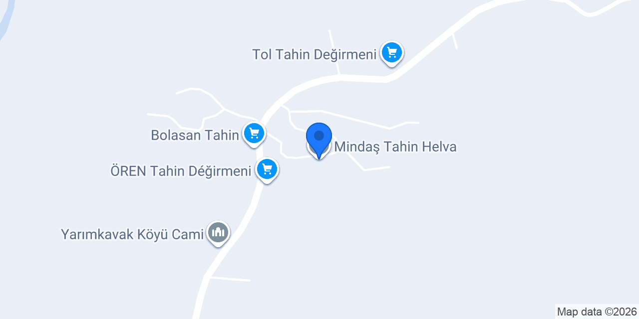 Mindaş Tahin Helva konumu