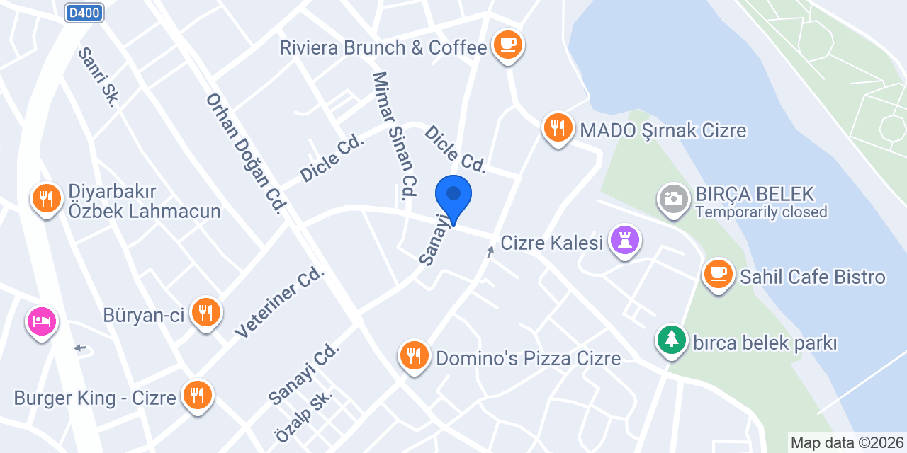 HAMARAT DÖNER konumu