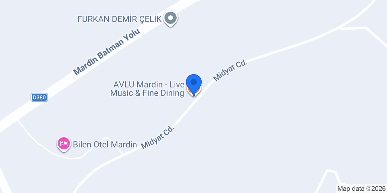 AVLU Mardin - Live Music & Fine Dining konumu