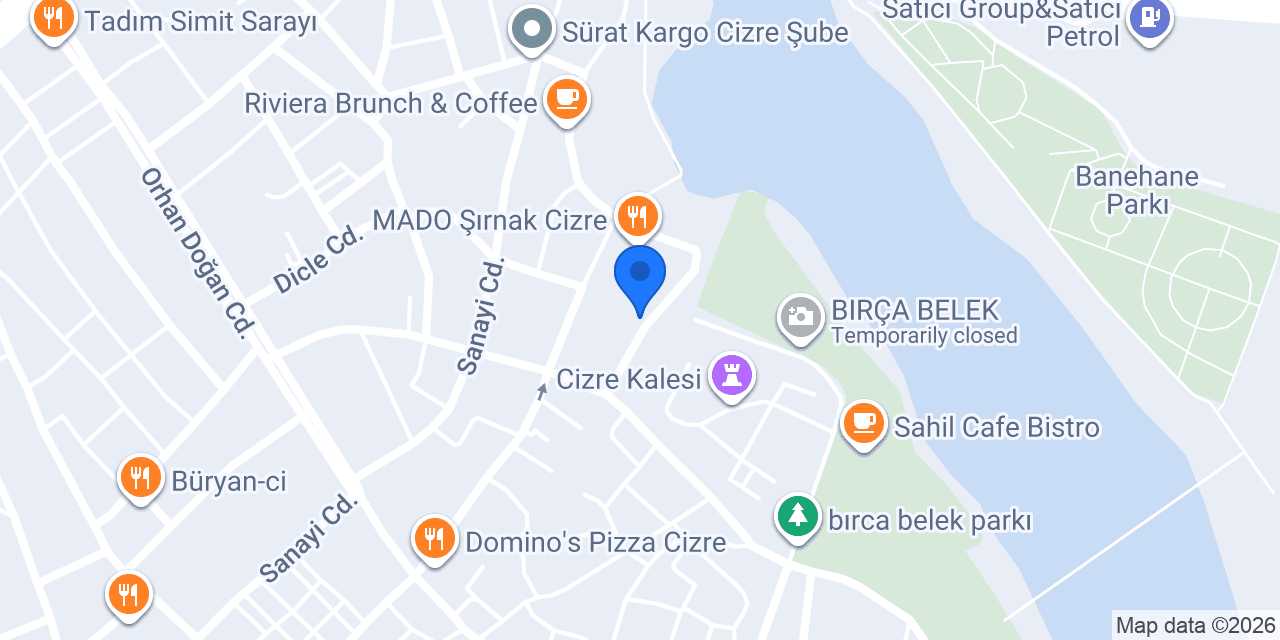 KOVİ COFFEE CİZRE konumu