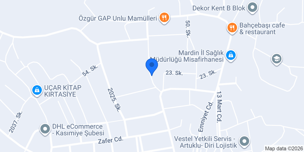 Hak Mobilya Dekorasyon konumu