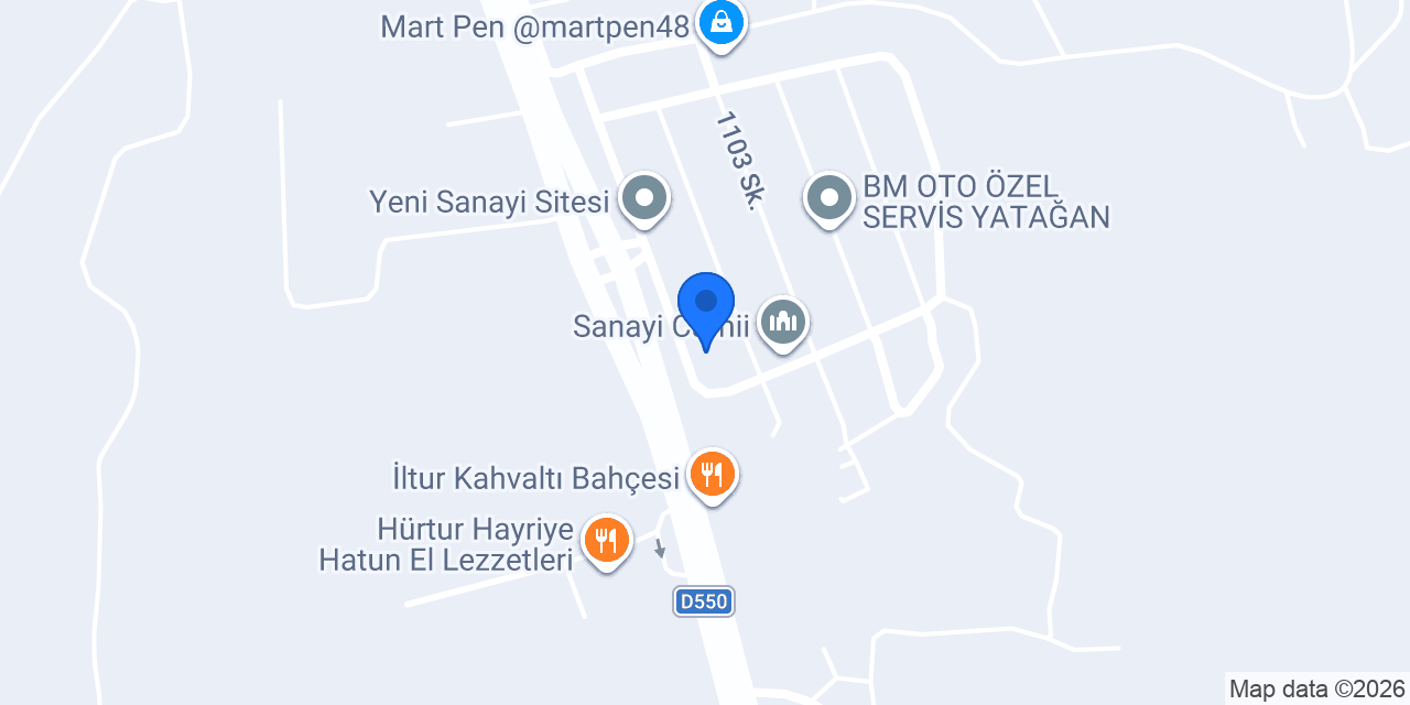 Gökcan Silindir Kapak Revizyon konumu