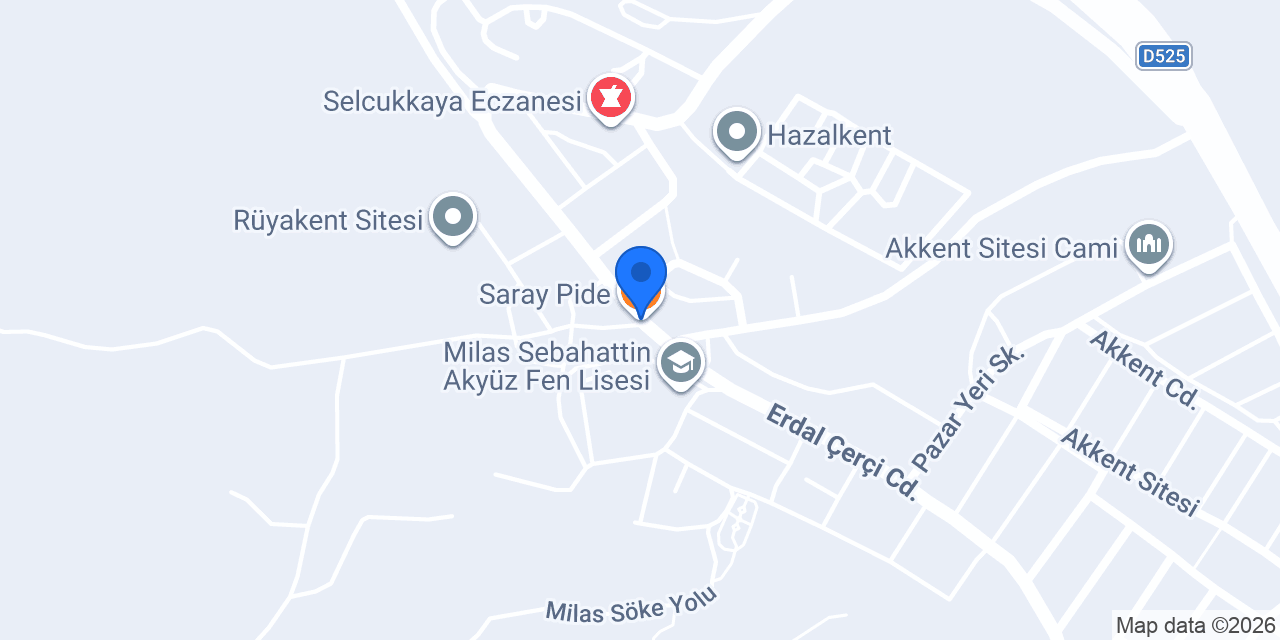 Saray Pide konumu