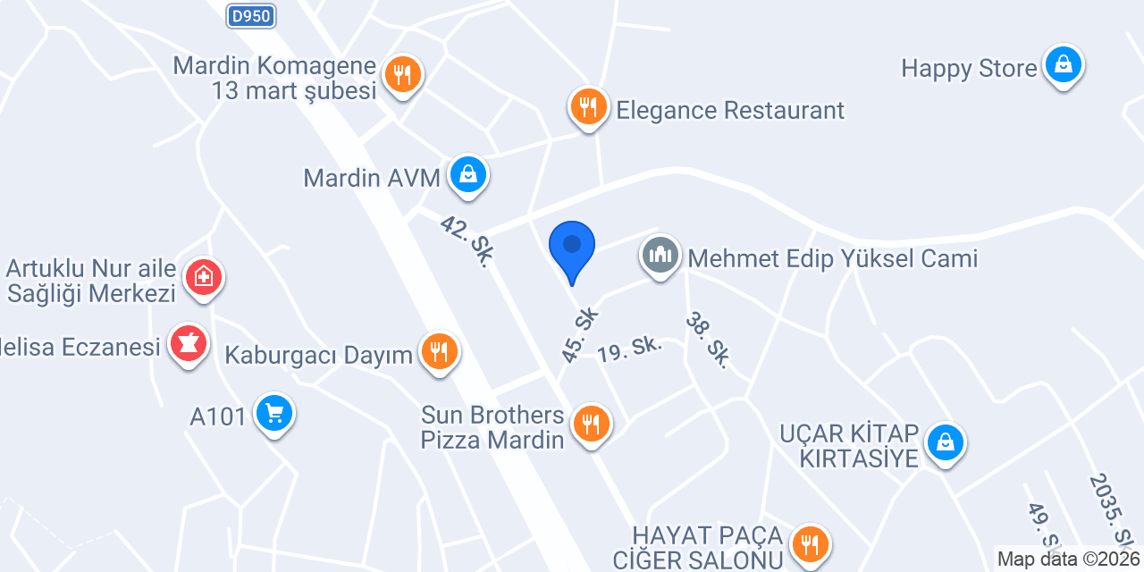 DAYI YEĞEN İNŞAAT konumu