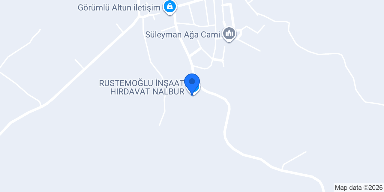 RUSTEMOĞLU İNŞAAT HIRDAVAT NALBUR konumu