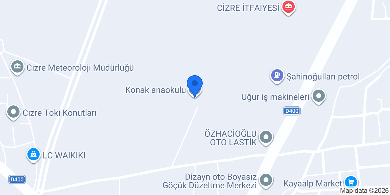 Konak anaokulu konumu