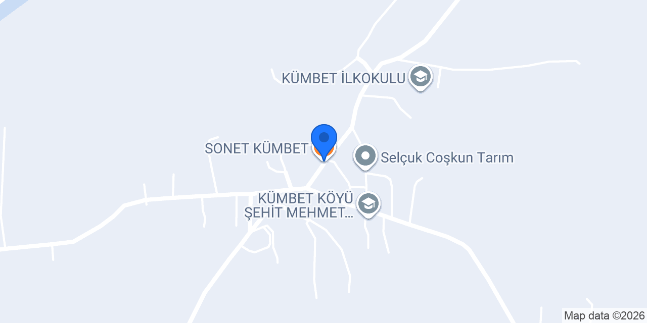 SONET KÜMBET konumu