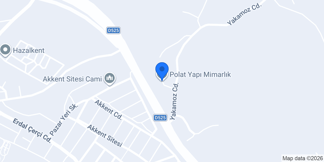Polat Yapı Mimarlık konumu