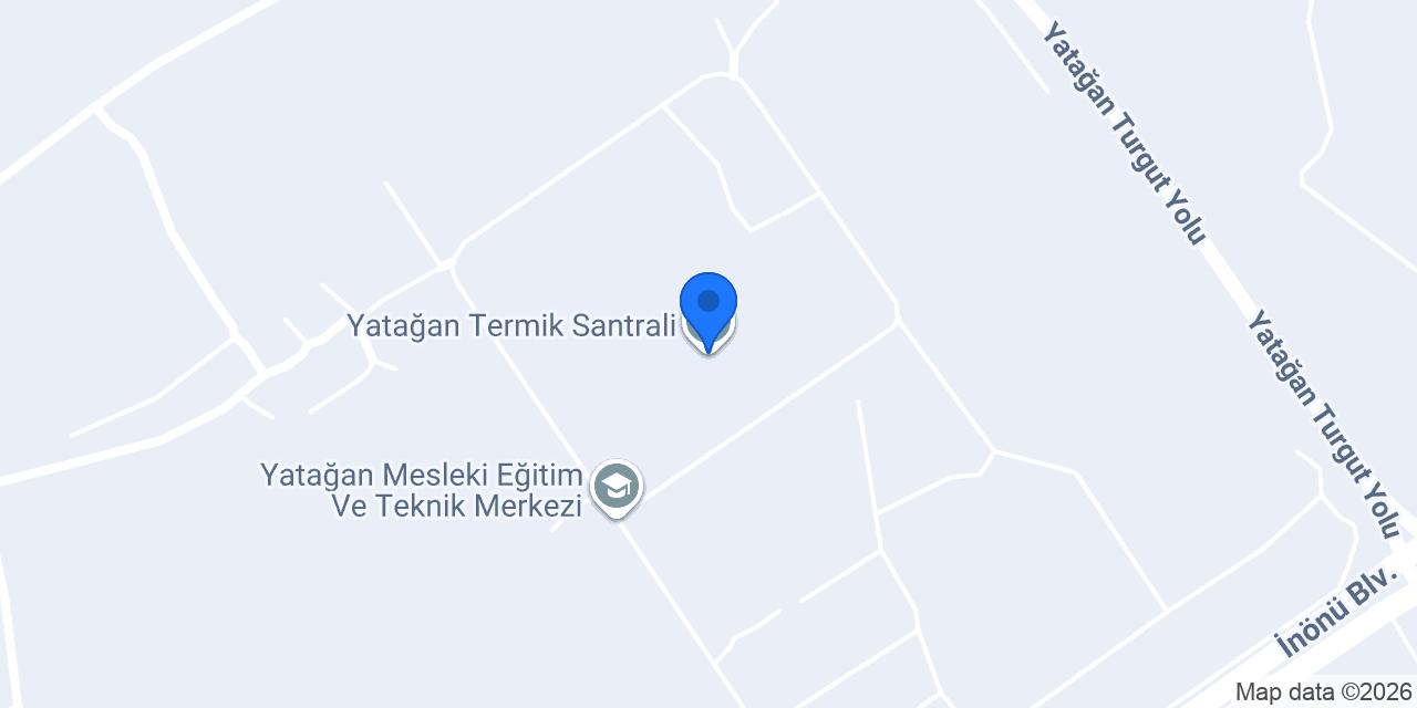 Yatağan Termik Santrali konumu