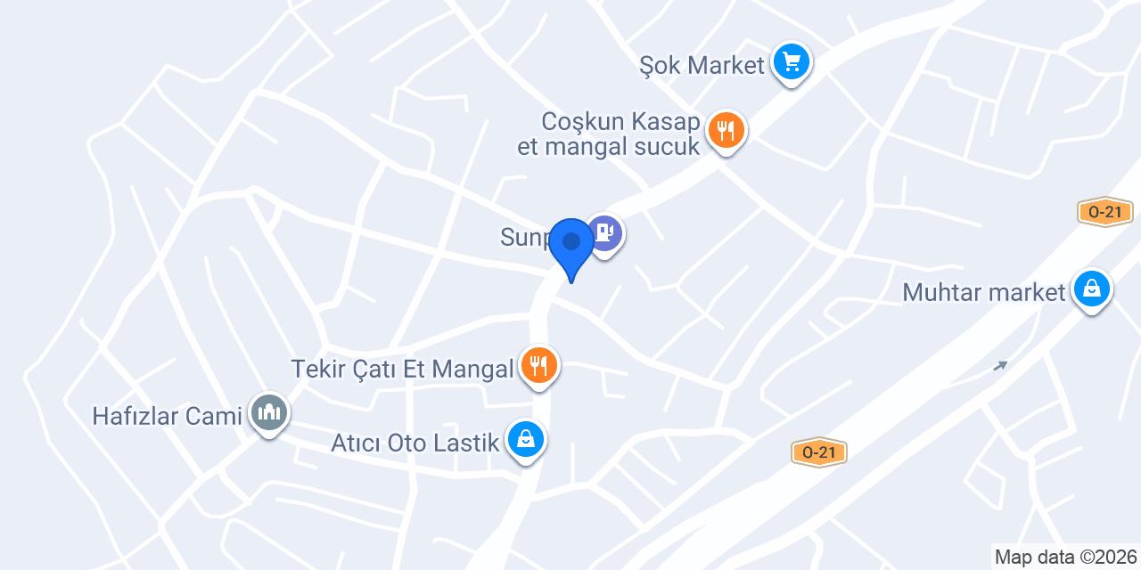 Ptt tekir Yaylası Şubesi konumu
