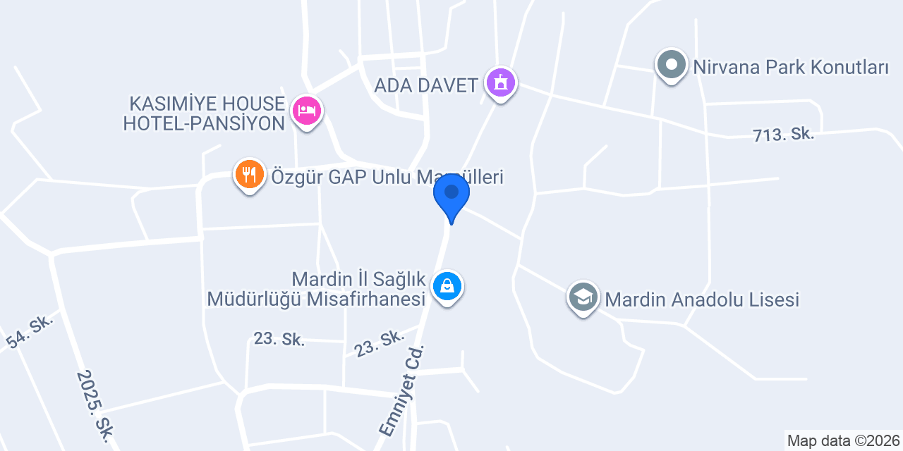 Bahçebaşı cafe & restaurant konumu