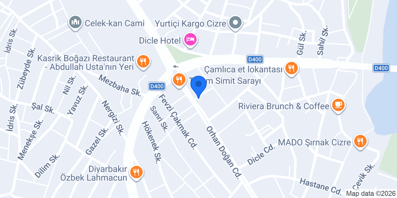 ŞEHR-İ BOTAN CAFE konumu