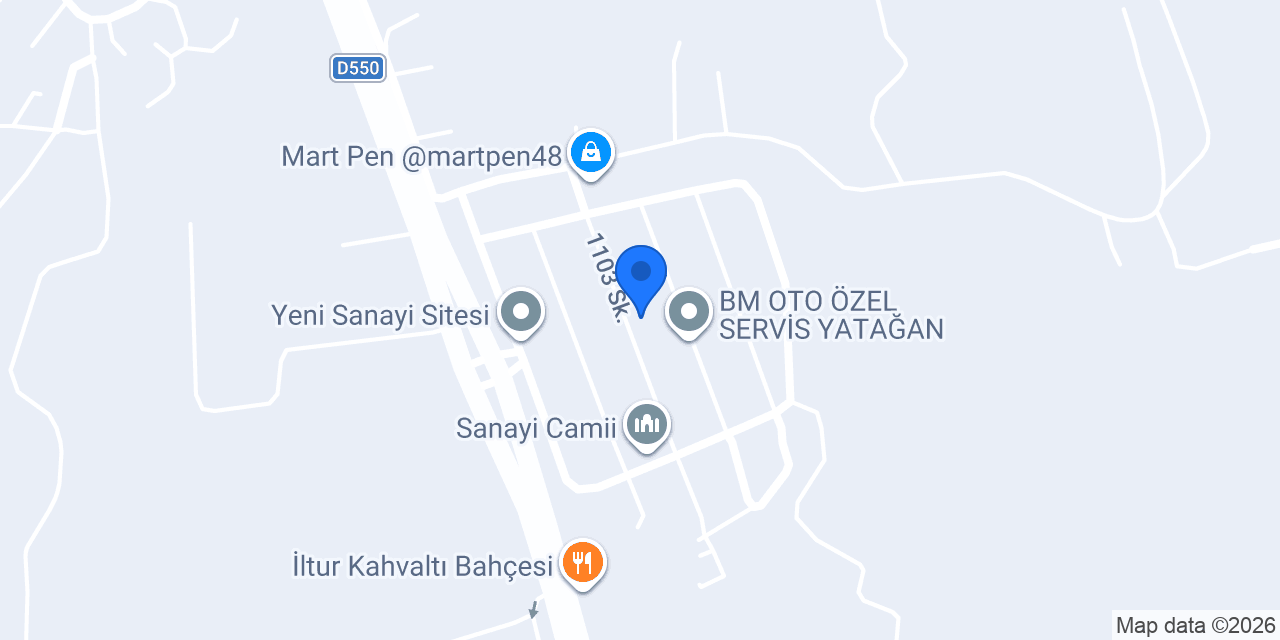 Öz Şeref Otomotiv konumu
