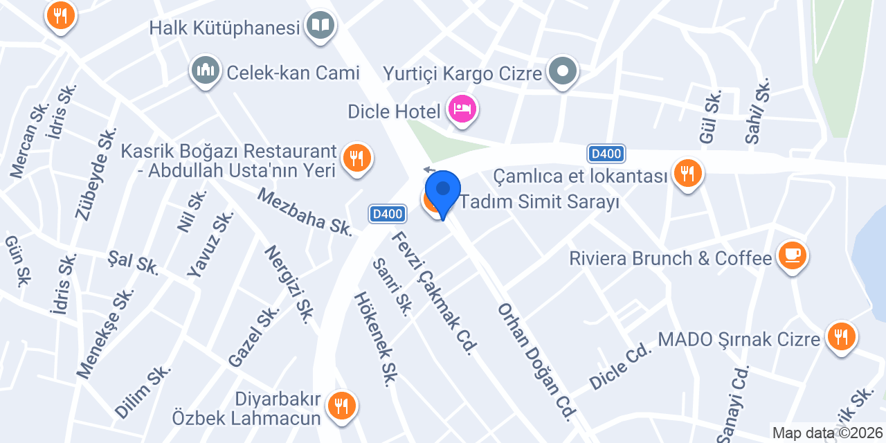 CİZRE TAKSİ İKRAM konumu