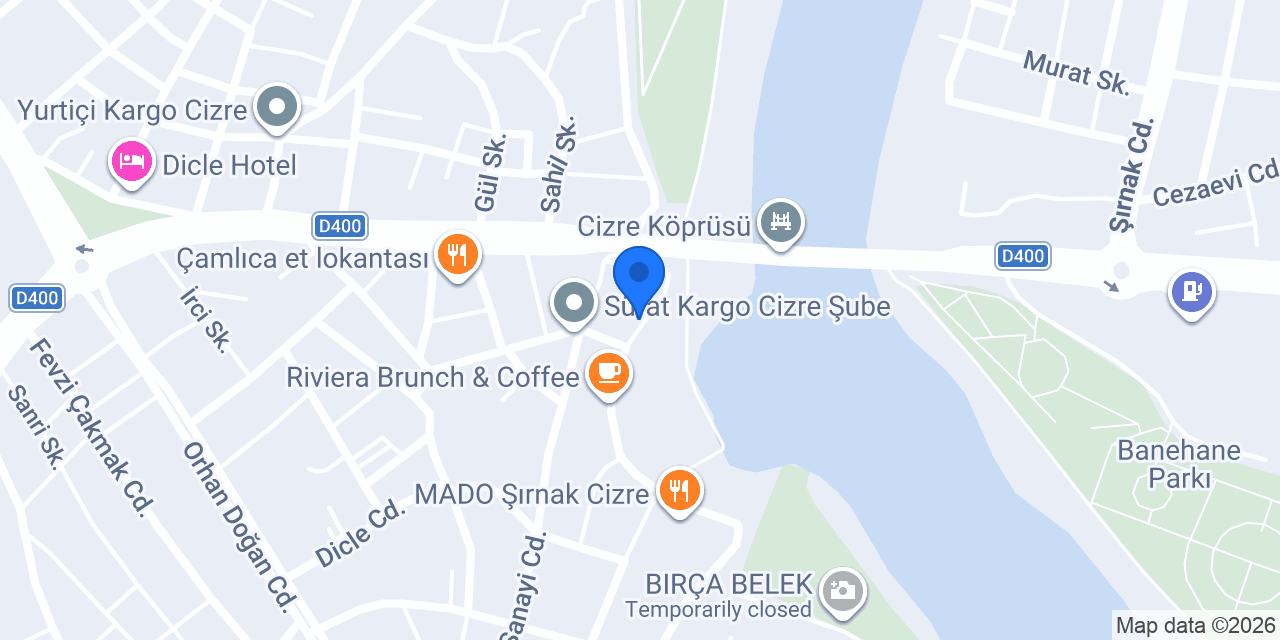 DERMAVISE CİZRE konumu