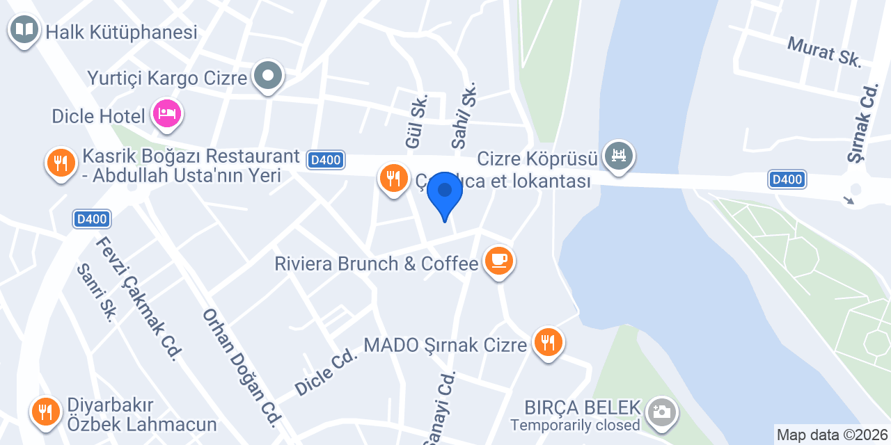 Cizre çiçekcilik florya konumu