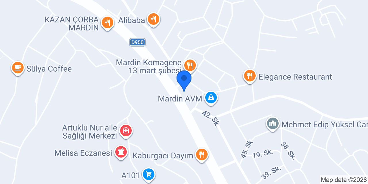 MARDİN VIP C9 KURS MERKEZİ konumu