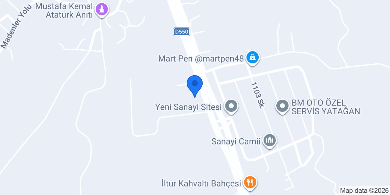 Akçe Mermer konumu